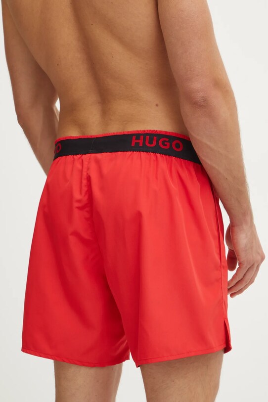 Oblečenie Plavkové šortky HUGO 50534495 červená