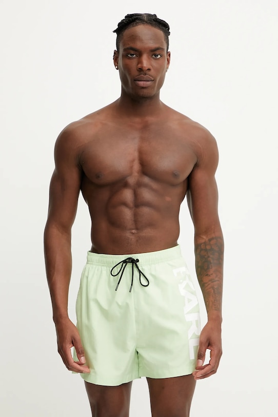 Karl Lagerfeld szorty kąpielowe zielony A1M46013