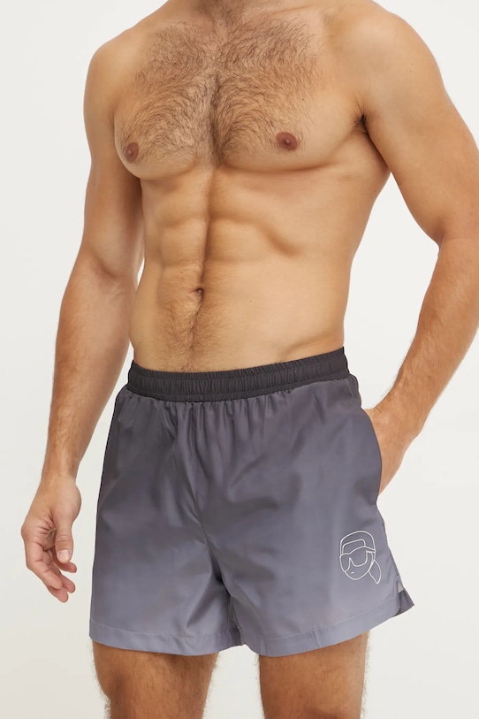 Karl Lagerfeld pantaloni scurți de baie gri A1M46057
