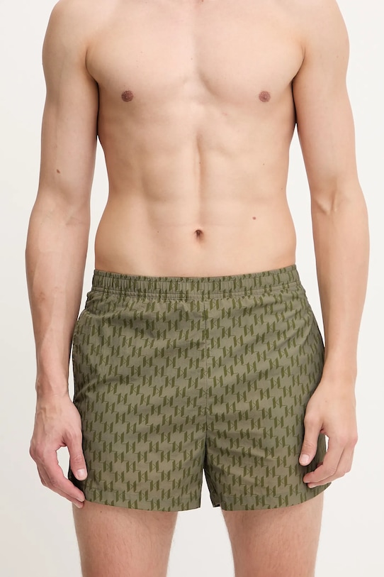 Плувни шорти Karl Lagerfeld A1M46061 зелен SS25