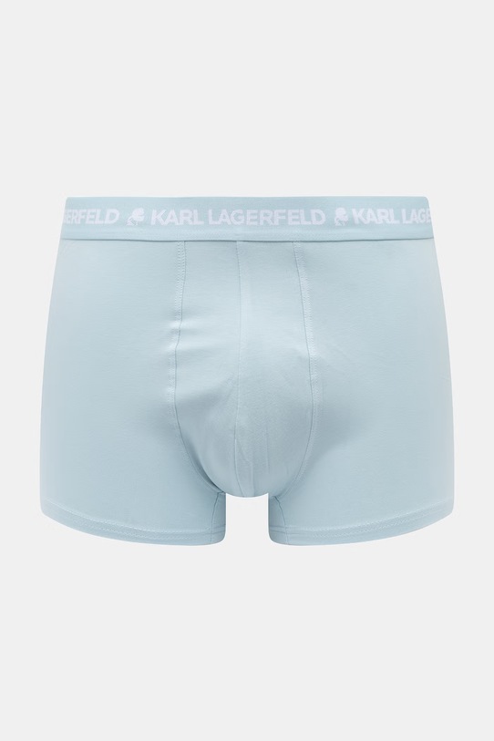 Karl Lagerfeld bokserki męskie bawełniane z elastanem 3-pack A1M47017 niebieski SS26