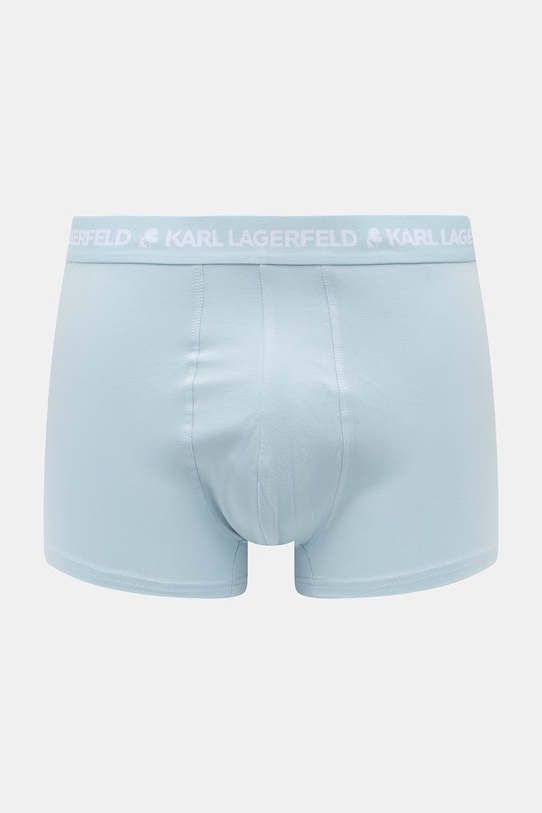 Karl Lagerfeld bokserki męskie bawełniane z elastanem 3-pack A1M47017 niebieski SS26