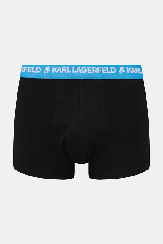 Karl Lagerfeld boxerky pánské bavlněné s elastanem 3-pack modrá A1M47021