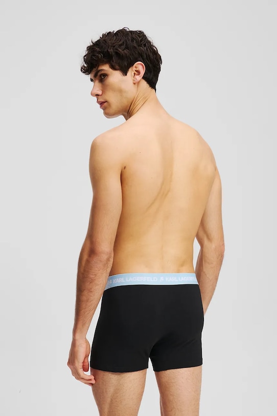Oblečenie Boxerky Karl Lagerfeld 3-pak A1M47021 čierna
