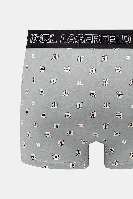 Boxerky Karl Lagerfeld 3-pak A1M47042 sivá