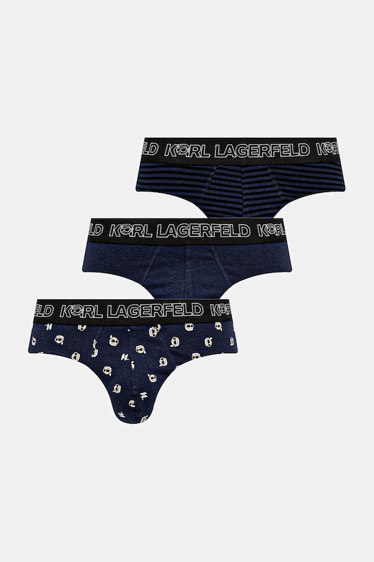 Karl Lagerfeld slip 3-pack slipuri negru A1M47043