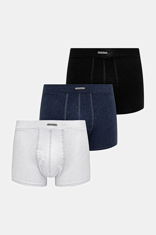 Karl Lagerfeld boxeri 3-pack tricotaj bleumarin A1M47073