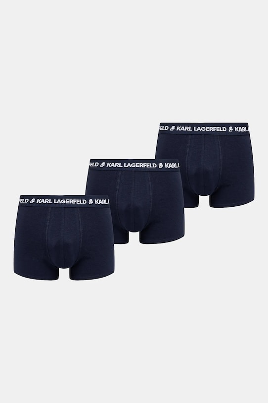 Karl Lagerfeld boxeri 3-pack boxeri bleumarin A1M47151