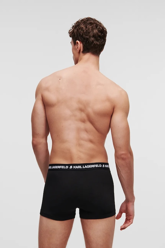 Abbigliamento Karl Lagerfeld boxer pacco da 3 A1M47151 nero