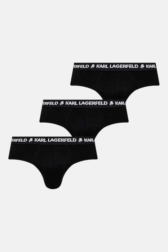 Сліпи Karl Lagerfeld 3-pack гладкий чорний A1M47152