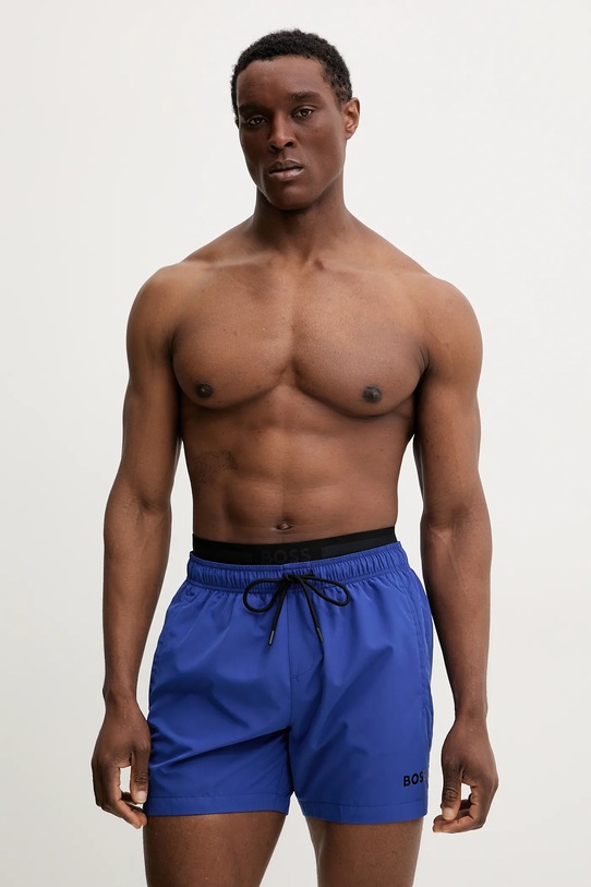 Plavkové šortky BOSS Planet friendly modrá 50515294