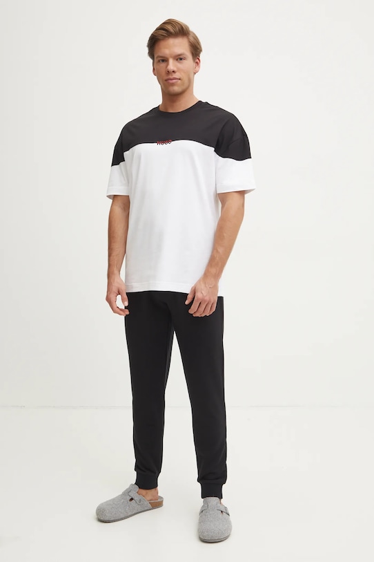 HUGO t-shirt lounge 50534164 czarny SS25