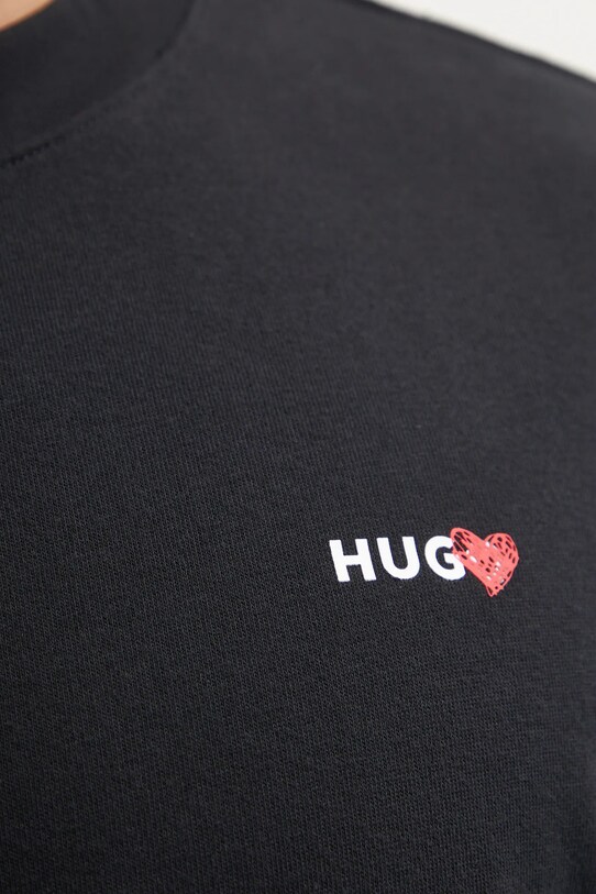 Mikina s kapucňou HUGO 50532027 čierna