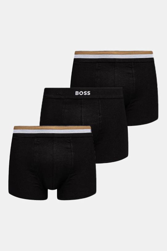 Боксери BOSS 2-pack гладкий чорний 50531484