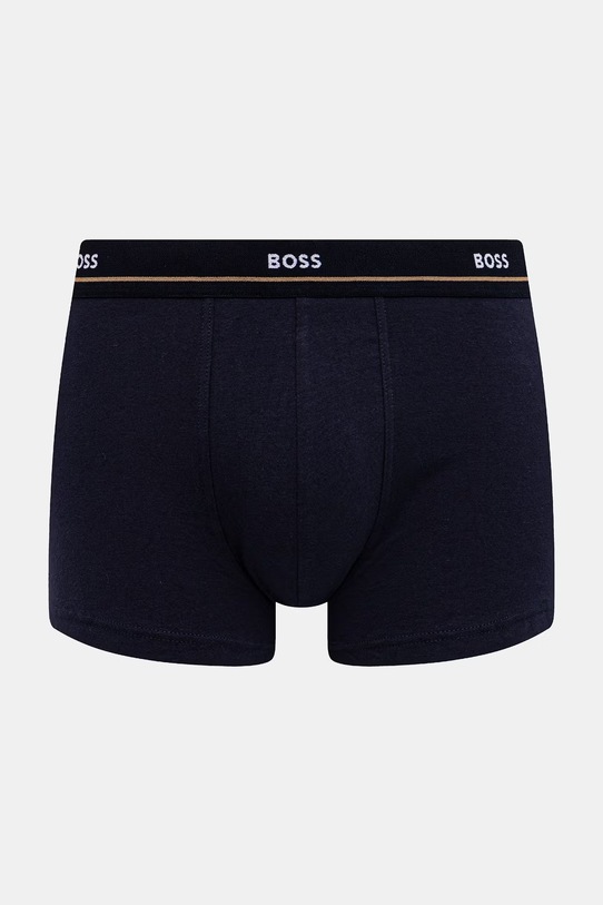 BOSS bokserki męskie bawełniane z elastanem Trunk 5P Essential 5-pack zielony 50531660