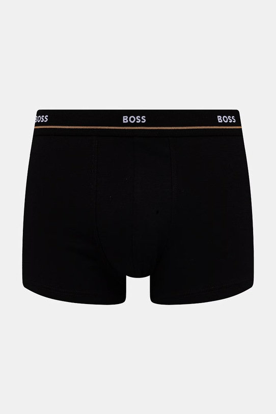 BOSS bokserki męskie bawełniane z elastanem Trunk 5P Essential 5-pack 50531660 zielony