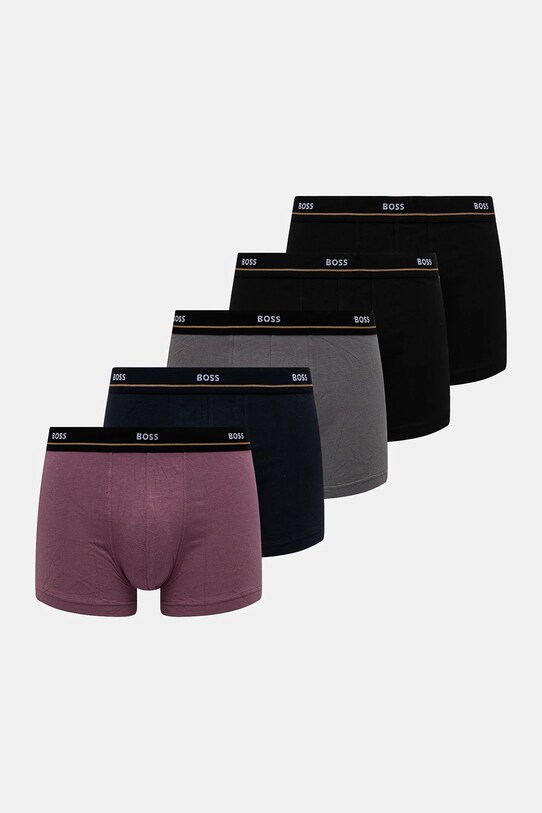 Боксери BOSS 5-pack трикотаж чорний 50531660
