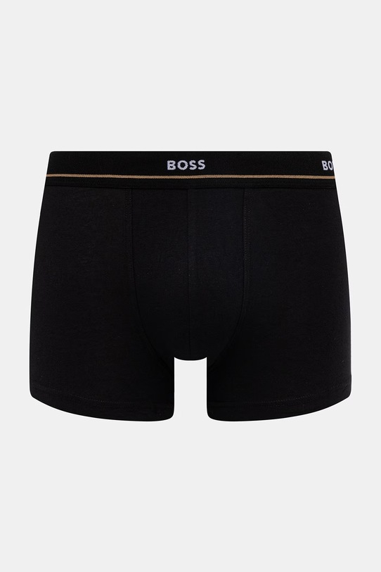 Odjeća BOSS bokserice za muškarce od pamuka s elastanom Trunk 5P Essential 5-pack 50531660 crna