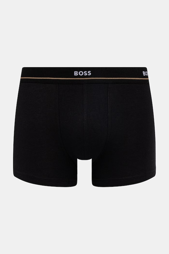 Odjeća BOSS bokserice za muškarce od pamuka s elastanom Trunk 5P Essential 5-pack 50531660 crna