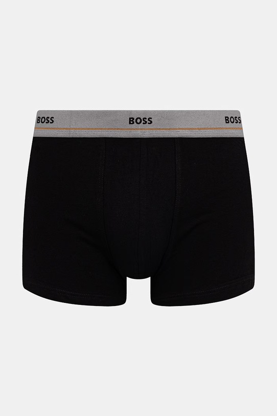 BOSS bokserki męskie bawełniane z elastanem Trunk 5P Essential 5-pack 50531660 czarny SS26