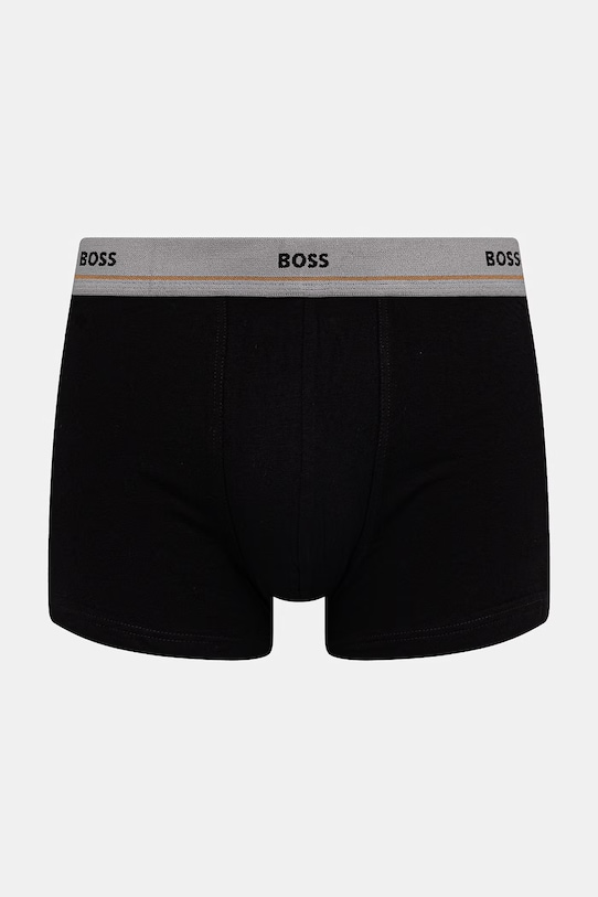 BOSS bokserki męskie bawełniane z elastanem Trunk 5P Essential 5-pack 50531660 czarny SS26