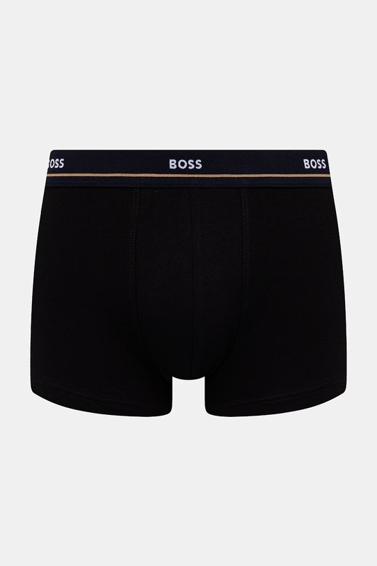 BOSS bokserki męskie bawełniane z elastanem Trunk 5P Essential 5-pack 50531660 czarny