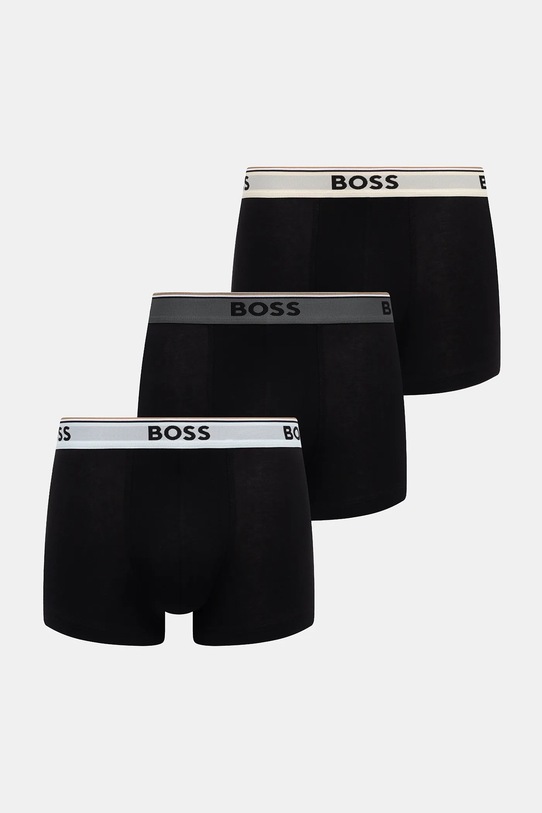 Боксери BOSS 3-pack бавовна чорний 50531684