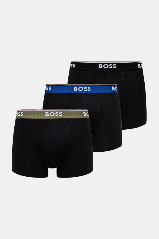 Boksarice BOSS 3-pack BoxerBr 3P Power Potisk pisana 50531691