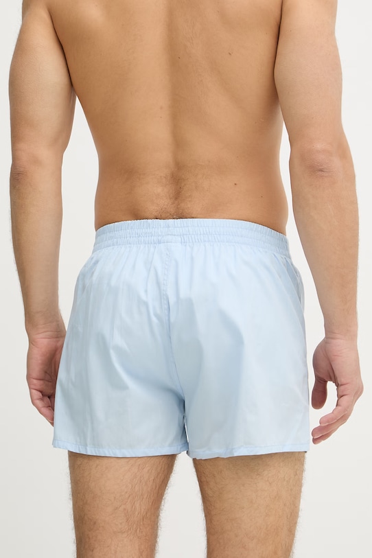 BOSS voľné boxerky pánske bavlnené 2P Boxer S. CW Peach 2-pak modrá 50515464