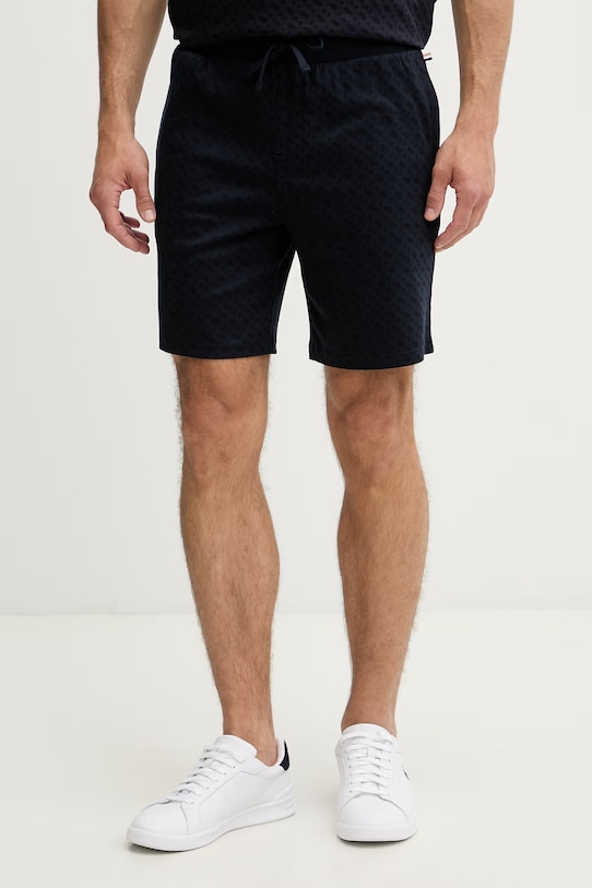 BOSS loungewear šortky pánské bavlněné 50535739 námořnická modř SS26