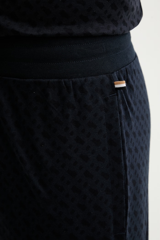 BOSS loungewear šortky pánské bavlněné námořnická modř 50535739