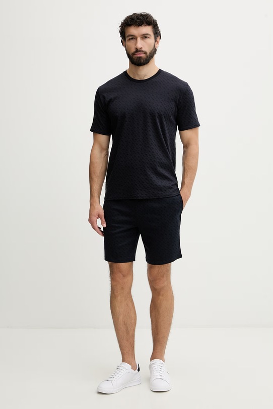 BOSS loungwear tričko pánské bavlněné 50535741 námořnická modř SS26