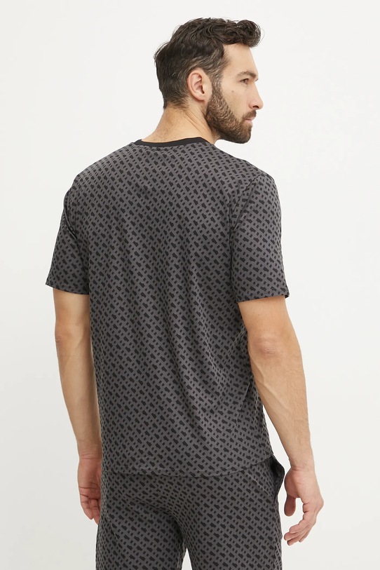 BOSS tricou lounge din bumbac 50535741 negru SS25