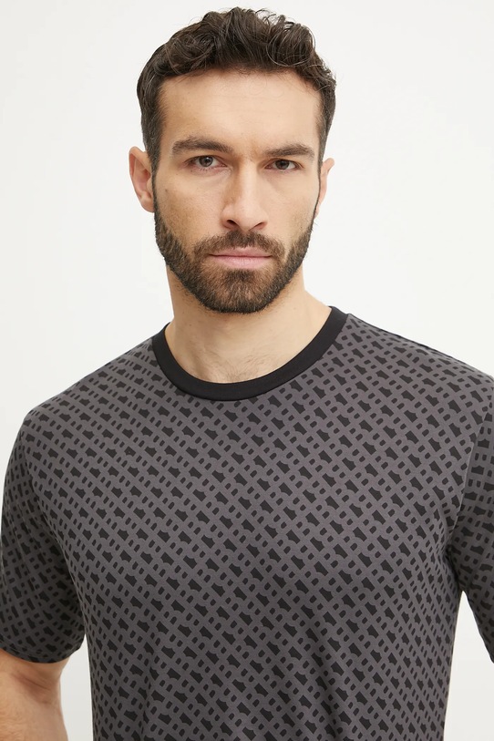 Îmbrăcăminte BOSS tricou lounge din bumbac 50535741 negru