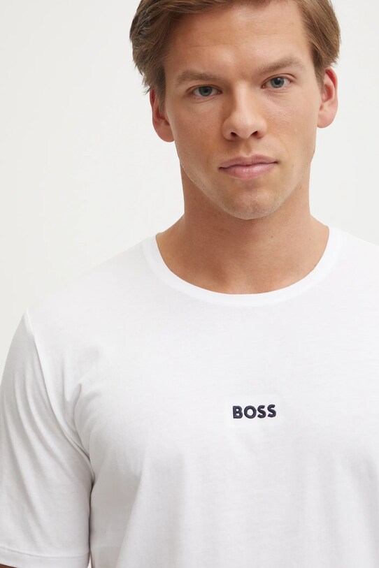Îmbrăcăminte BOSS tricou lounge din bumbac 50535802 alb