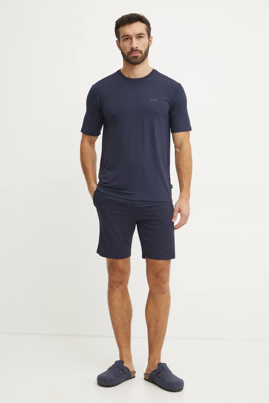 Пижама BOSS 50535826 тъмносин SS25