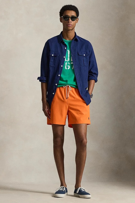 Ρούχα Μαγιό Polo Ralph Lauren 710957782 πορτοκαλί