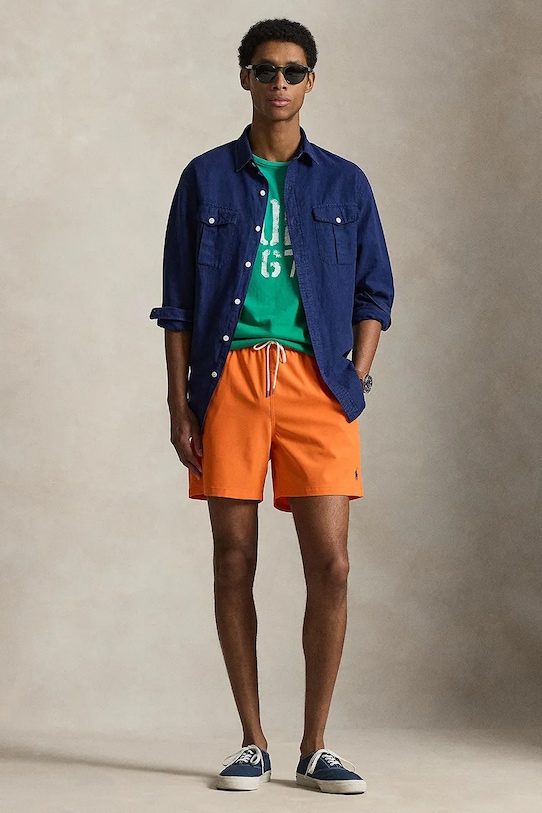 Ρούχα Μαγιό Polo Ralph Lauren 710957782 πορτοκαλί