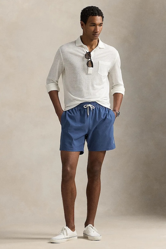 Polo Ralph Lauren szorty kąpielowe Planet friendly granatowy 710957782