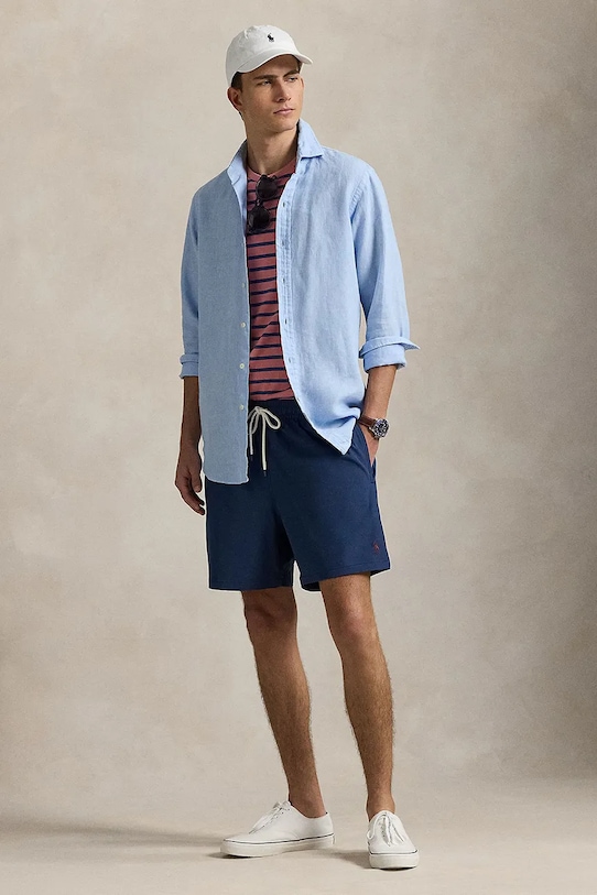 Купальні шорти Polo Ralph Lauren Planet friendly темно-синій 710957782