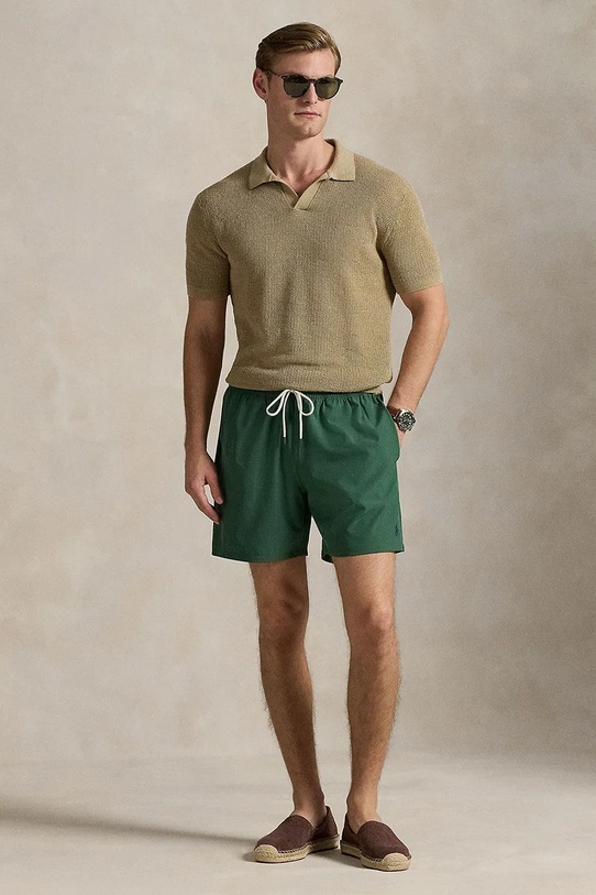 Polo Ralph Lauren pantaloni scurți de baie Planet friendly verde 710957782