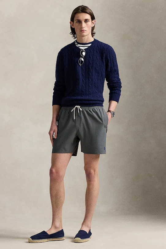 Polo Ralph Lauren pantaloni scurti de baie Planet friendly gri 710957782