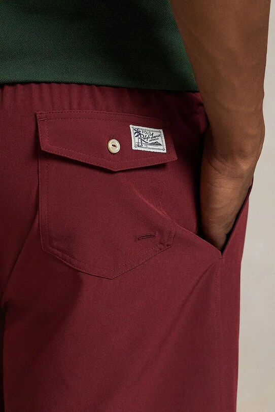 Polo Ralph Lauren szorty kąpielowe bordowy 710957782