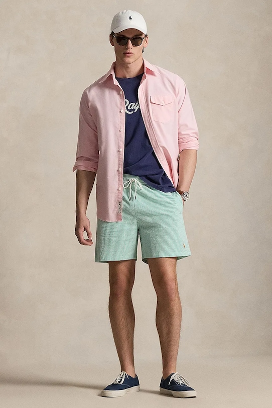 Odzież Polo Ralph Lauren szorty 710957784 zielony