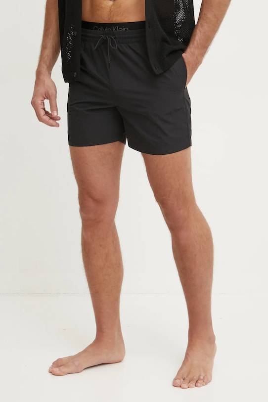 Шорти Calvin Klein Planet friendly чорний KM0KM01081