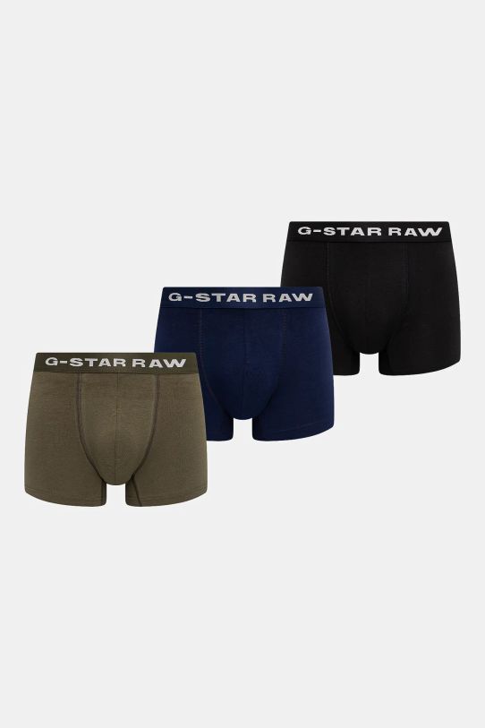 G-Star Raw bokserki 3-pack dzianina czarny D23774.D516