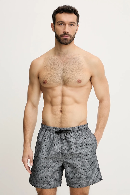 Armani Exchange szorty kąpielowe Planet friendly czarny XM000833.AF13645