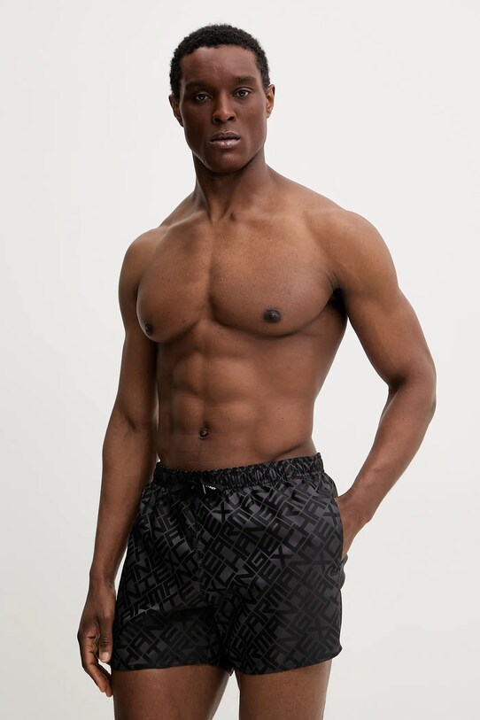 Armani Exchange pantaloni scurti de baie XM000829.AF13629 negru SS25