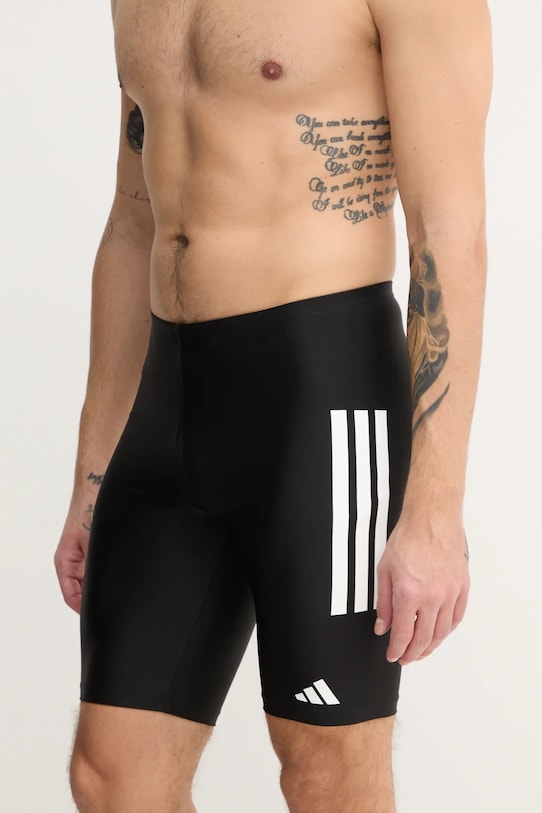adidas Performance costum de baie 3 Stripes sporturi acvatice negru JN6537