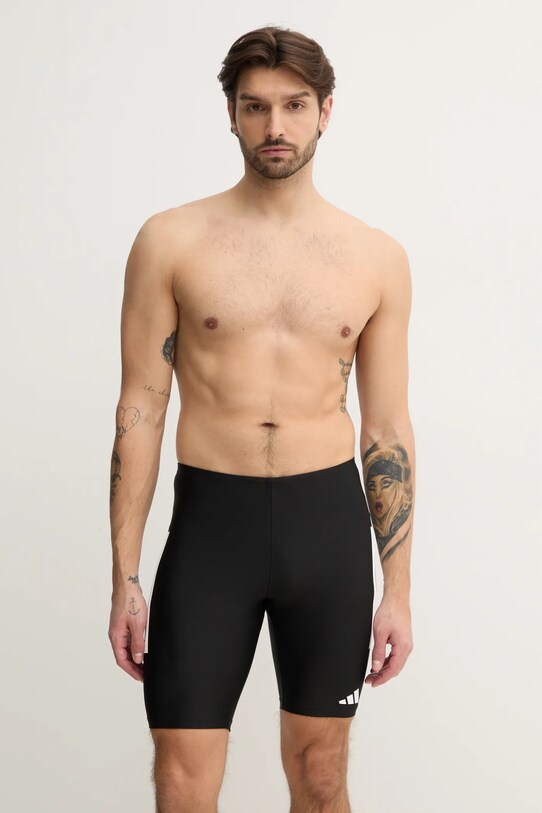 adidas Performance costum de baie 3 Stripes JN6537 negru SS25